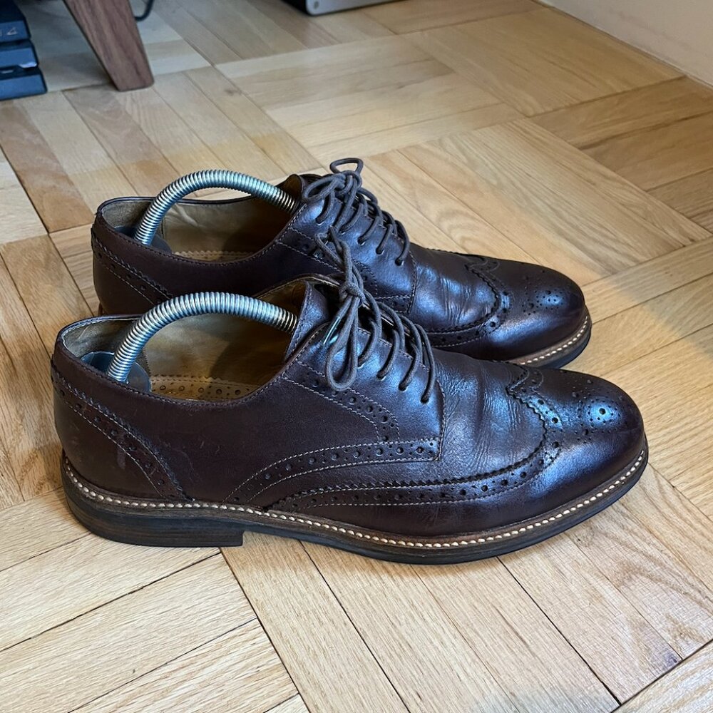 Bass Brown Men's Brogue Shoes 9M